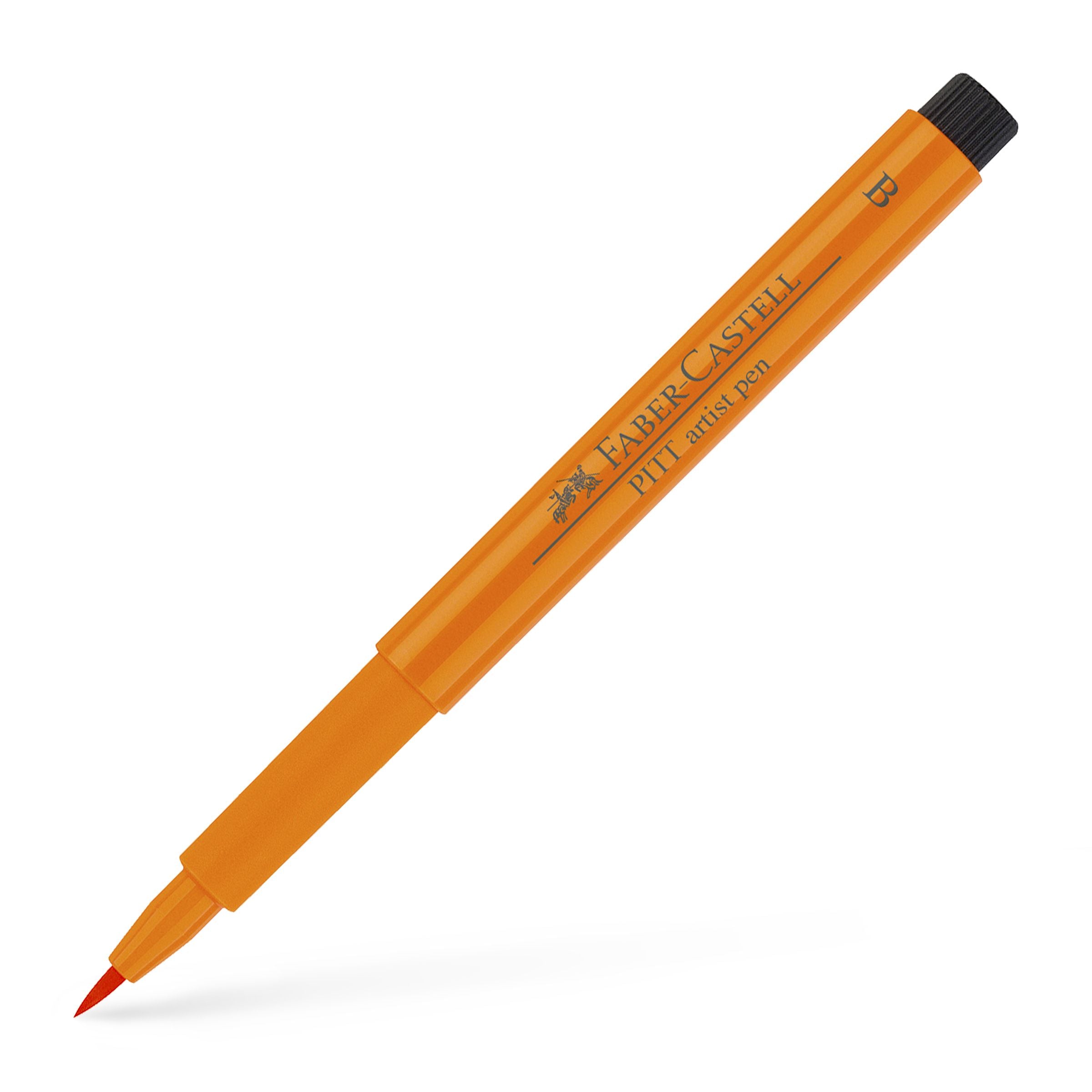 PITT ARTIST PEN BRUSH PORTOCALIU FABER-CASTELL PITT ARTIST PEN BRUSH PORTOCALIU FABER-CASTELL
